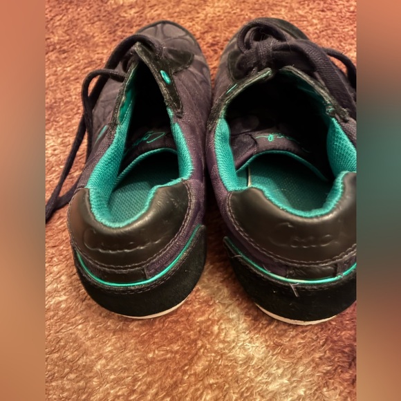 Coach Black and Teal Sole Sneakers - Picture 7 of 8